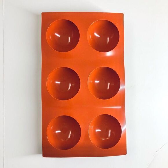 2 - 6 Silicon 2.5” Diameter Half Sphere Baking Chocolate Craft Soap Mold‎ Pans - Picture 2 of 7